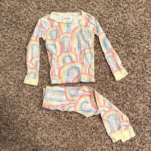 Burt's Bees Baby Rainbow Kids Pajama Set